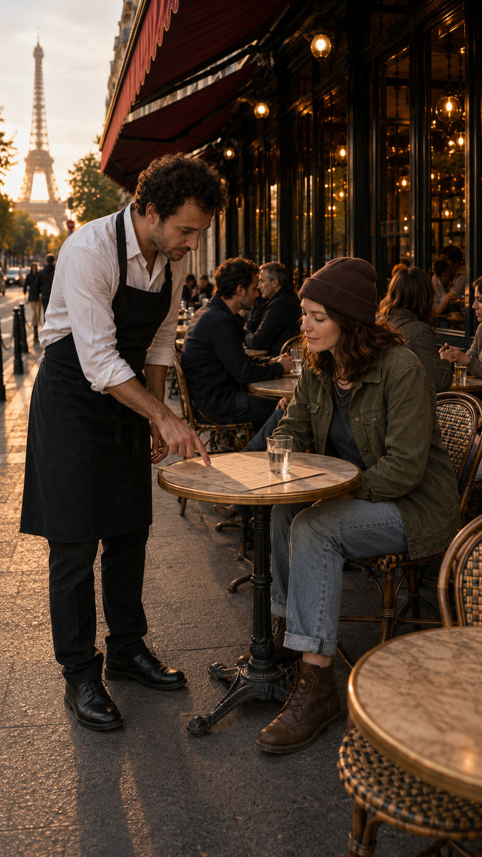 Both characters in scene